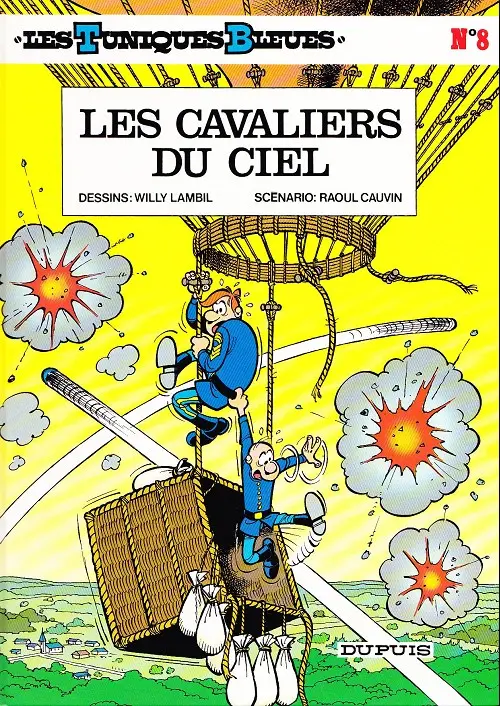 Couverture de l'album Les Tuniques Bleues Tome 8 Les cavaliers du ciel