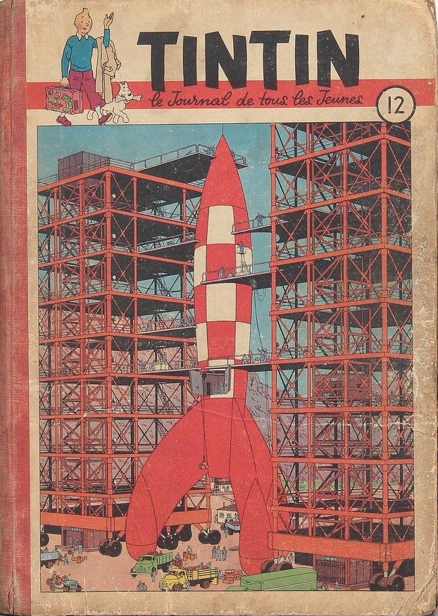 Couverture de l'album Tintin Tome 12 Tintin album du journal (n° 188 à 200)