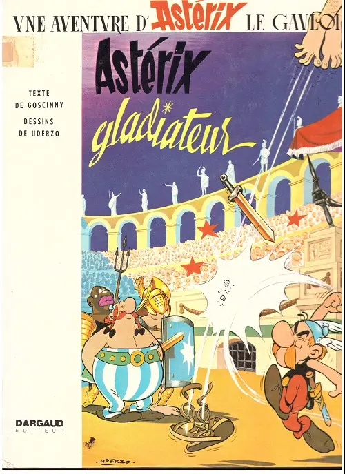 Couverture de l'album Astérix Tome 4 Astérix gladiateur