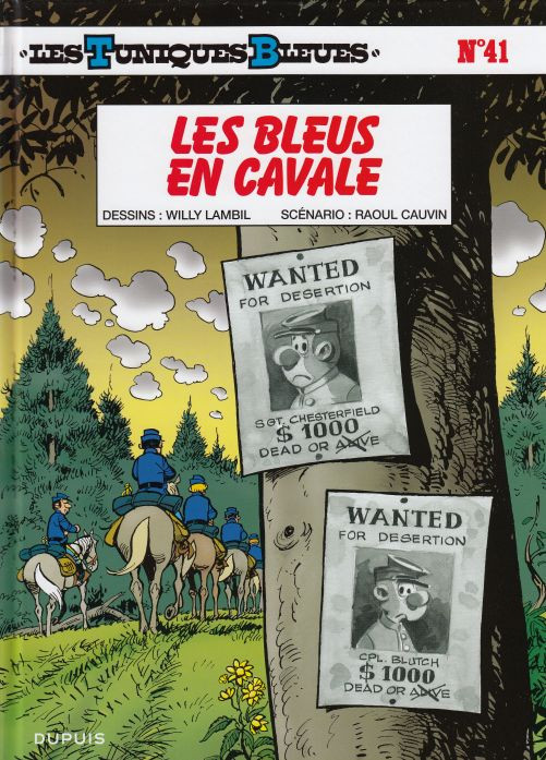 Couverture de l'album Les Tuniques Bleues Tome 41 Les Bleus en cavale