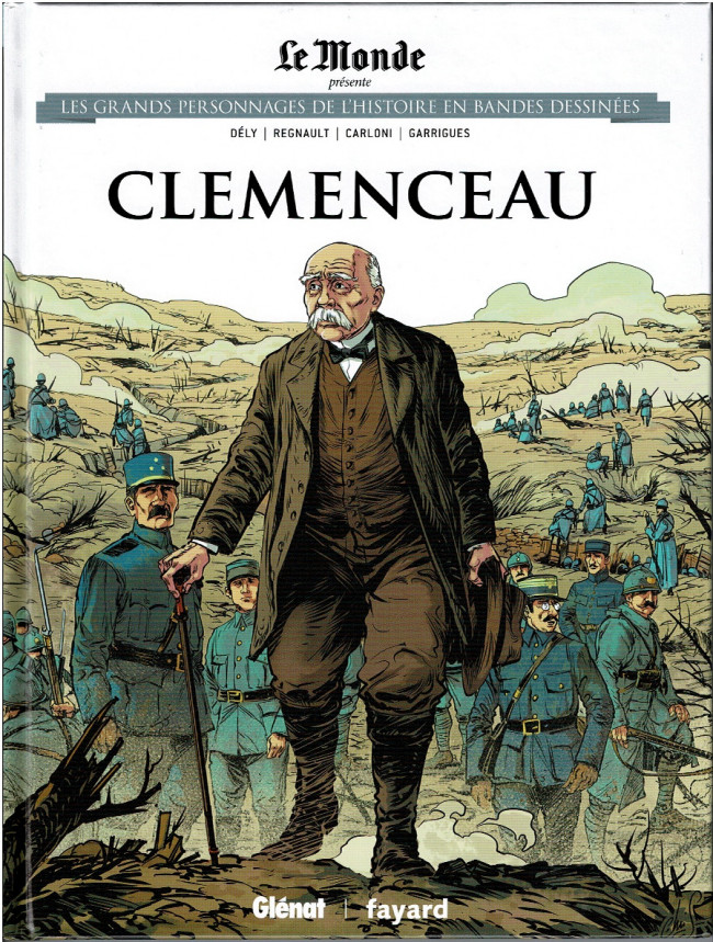 Couverture de l'album Les grands personnages de l'Histoire en bandes dessinées Tome 18 Clemenceau