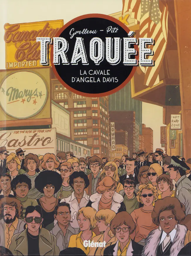 Couverture de l'album Traquée La cavale d'Angela Davis