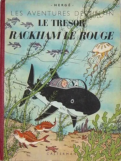 Couverture de l'album Tintin Tome 12 Le Trésor de Rackham le Rouge