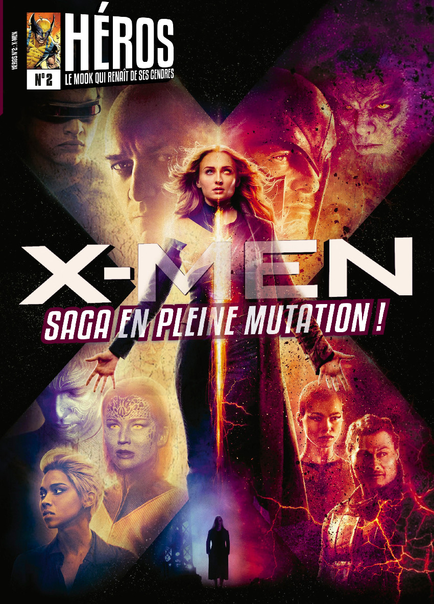 Couverture de l'album Héros : Le Mook N° 2 X-men Saga en pleine mutation !