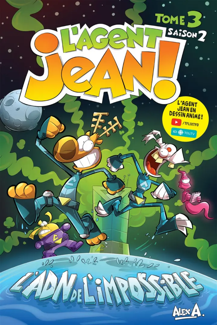 Couverture de l'album L'Agent Jean ! Saison 2 Tome 3 L'ADN de l'impossible