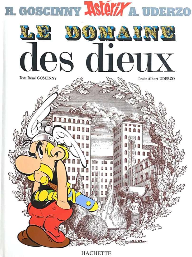 Couverture de l'album Astérix Tome 17 Le Domaine des dieux