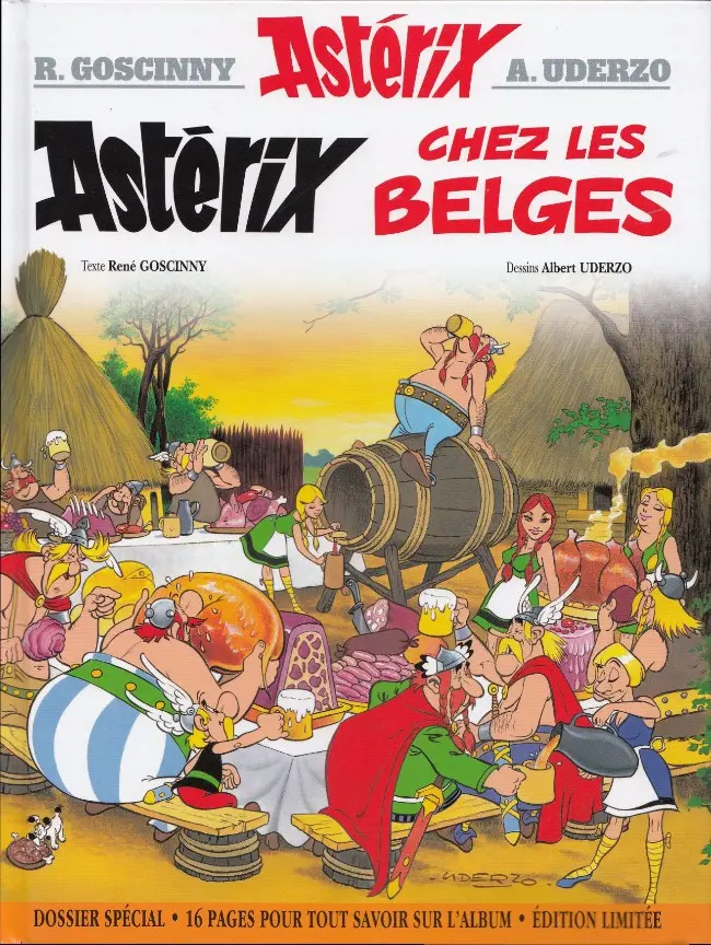 Couverture de l'album Astérix Tome 24 Astérix chez les Belges