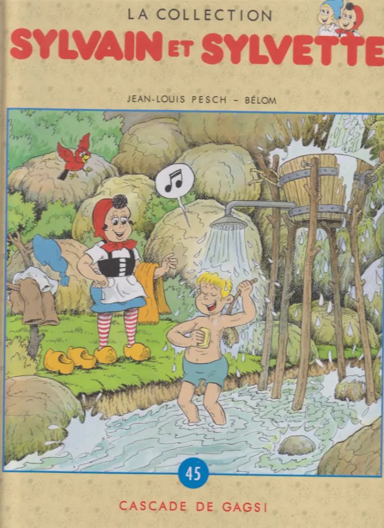 Couverture de l'album Sylvain et Sylvette Tome 45 Cascade de gags !