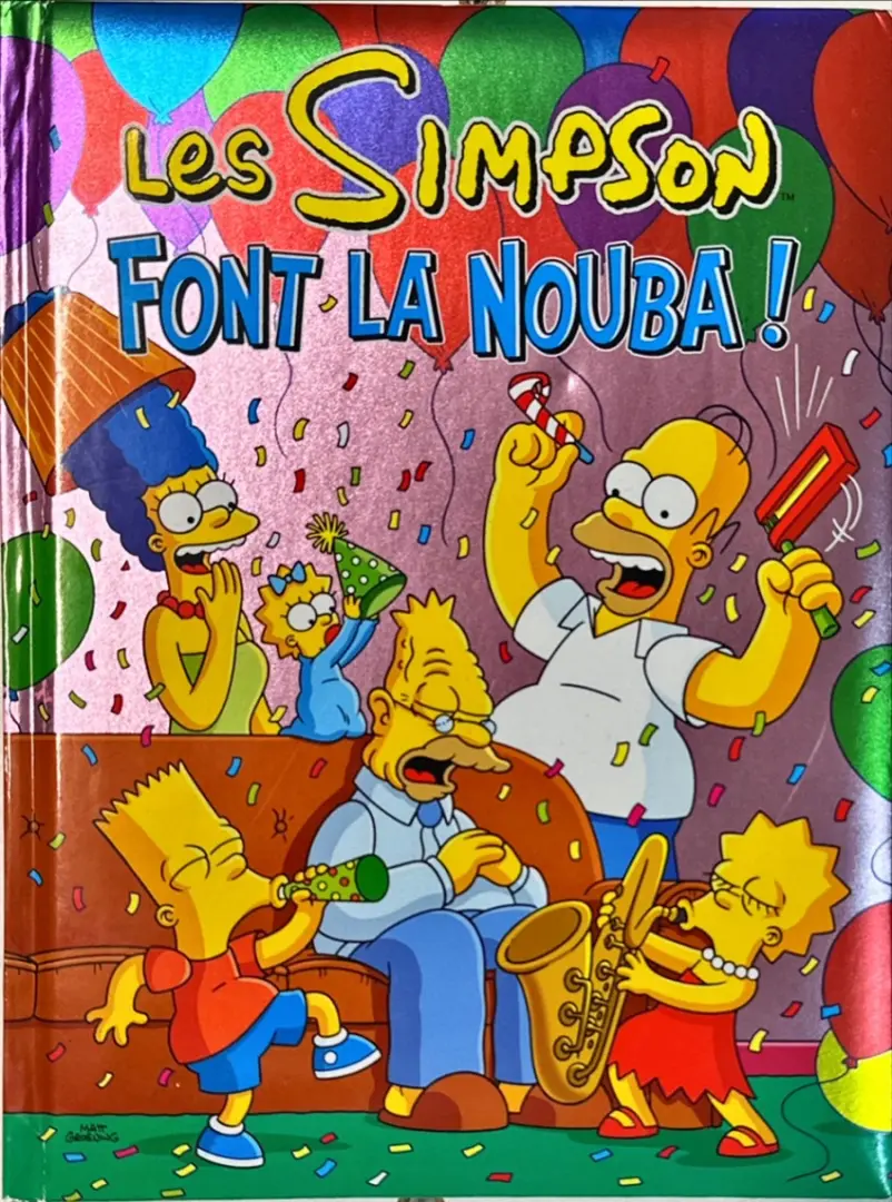 Couverture de l'album Les Simpson Les Simpson font la nouba !