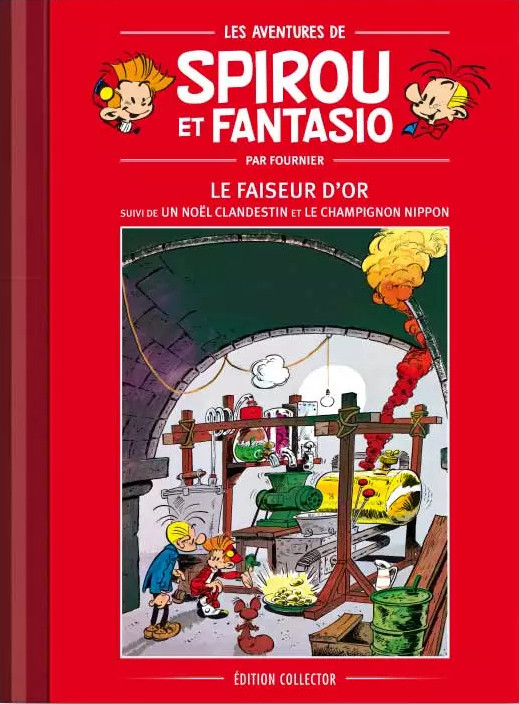 Couverture de l'album Spirou et Fantasio Édition collector Tome 20 Le faiseur d'or - Un Noël clandestin - Le champignon nippon