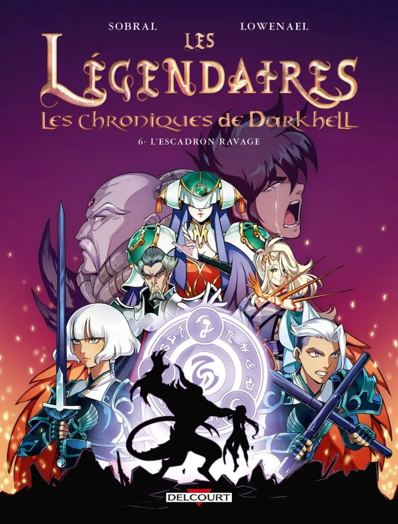 Couverture de l'album Les Légendaires - Les Chroniques de Darkhell 6 L'escadron Ravage
