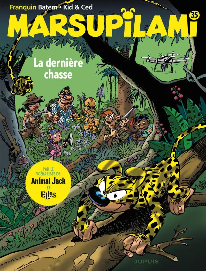 Couverture de l'album Marsupilami Tome 35 La dernière chasse