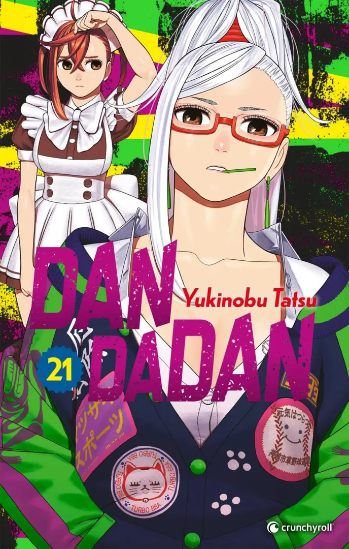 Couverture française standard du tome 21 de Dandadan, Crunchyroll, EAN 9782820351739