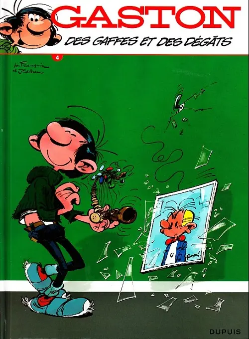 Couverture de l'album Gaston Tome 4 Des gaffes et des dégâts