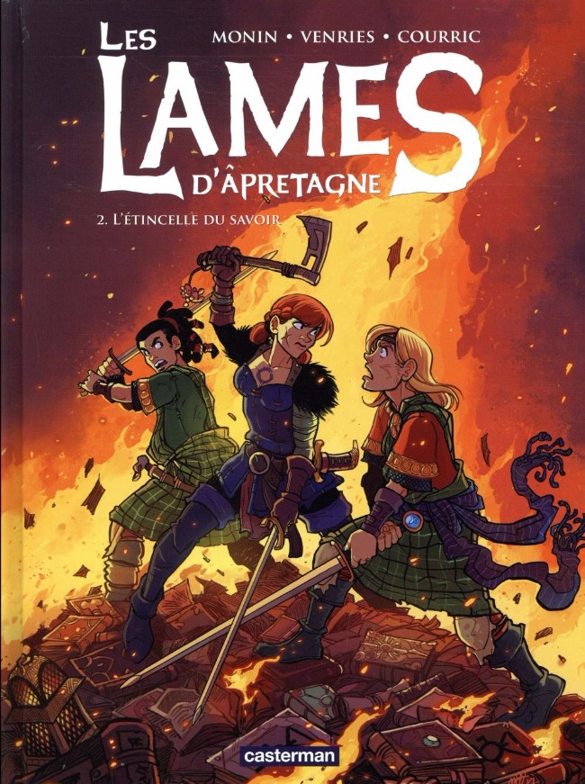 Couverture de l'album Les Lames d'Âpretagne Tome 2 L'étincelle du savoir