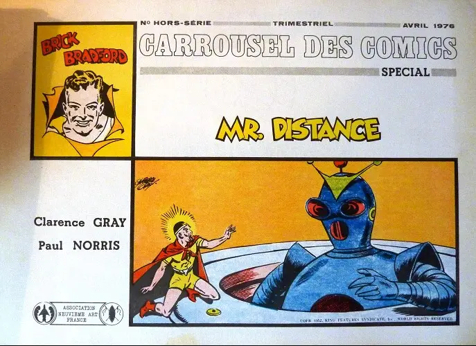 Couverture de l'album Luc Bradefer - Brick Bradford Anaf Tome 3 Mr. distance