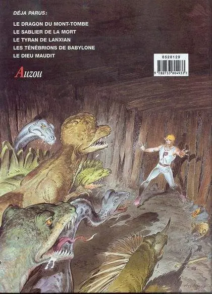 Verso de l'album Protéo Tome 6 Le Dieu maudit