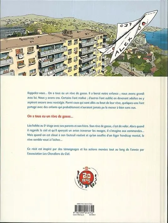 Verso de l'album Rêves de gosse