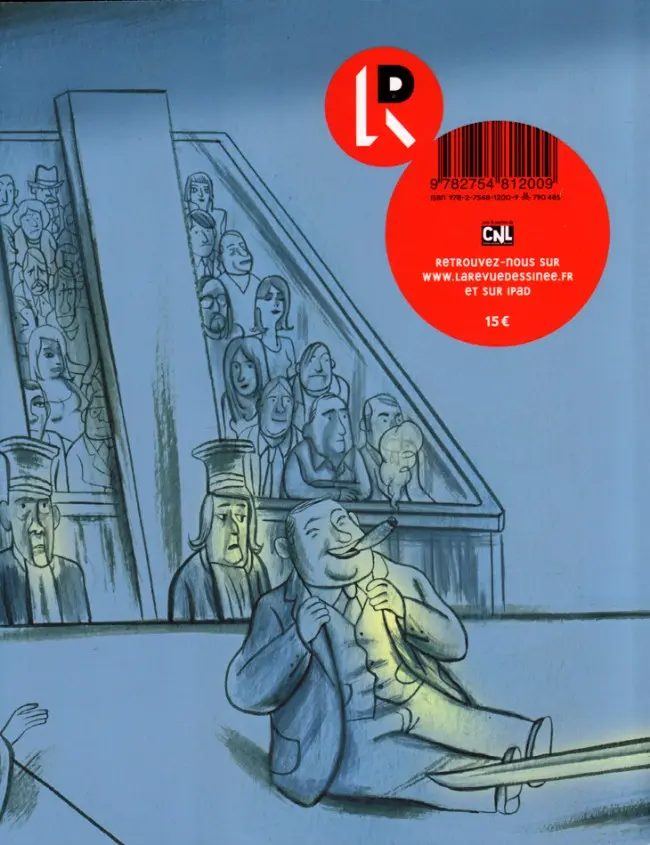 Verso de l'album La Revue dessinée #7