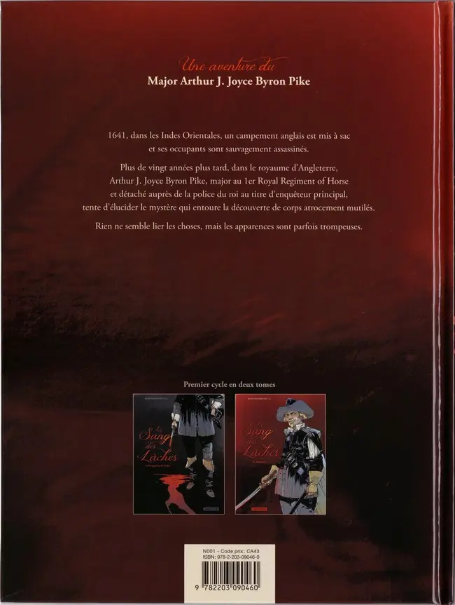 Verso de l'album Le sang des lâches Tome 2 Le Boucher