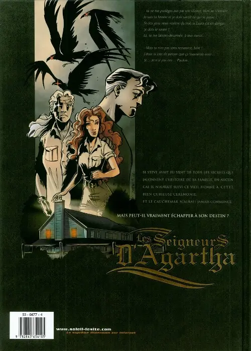 Verso de l'album Les seigneurs d'Agartha Tome 1 La dette