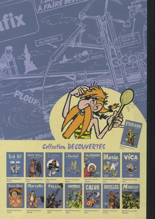 Verso de l'album Découvertes Erik