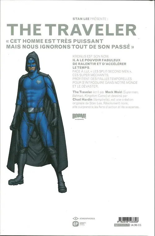 Verso de l'album The Traveler Tome 1