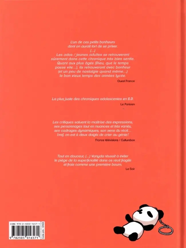 Verso de l'album Valentine Tome 2
