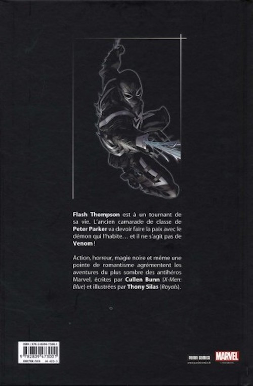 Verso de l'album Venom Tome 5 Les Monstres du Mal