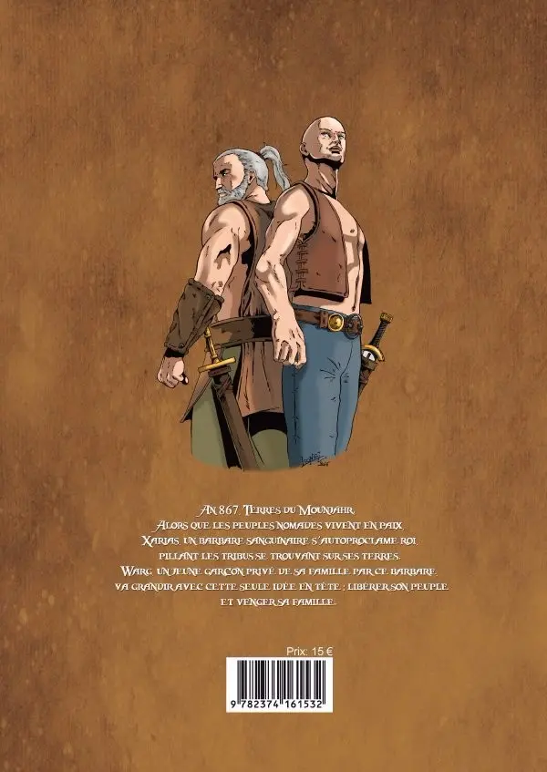 Verso de l'album Warg Tome 1 L'orphelin du Mounjähr