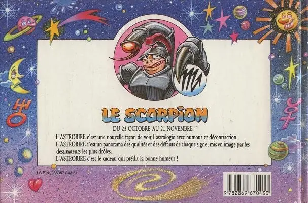Verso de l'album Astrorire Tome 8 Scorpion