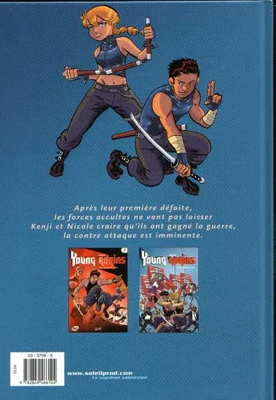Verso de l'album Young Ronins Tome 2 L'offensive Osaki