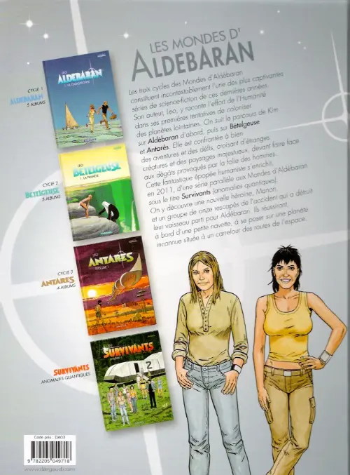 Verso de l'album Aldébaran Tome 5 La créature