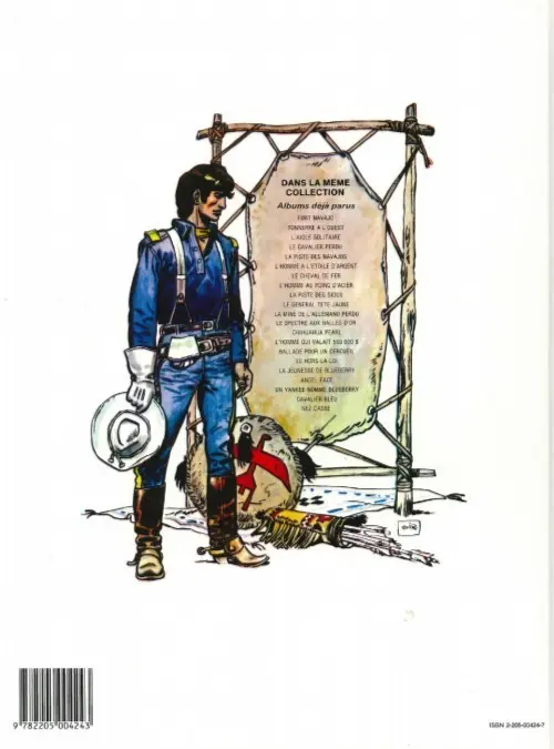 Verso de l'album Blueberry Tome 7 Le cheval de fer
