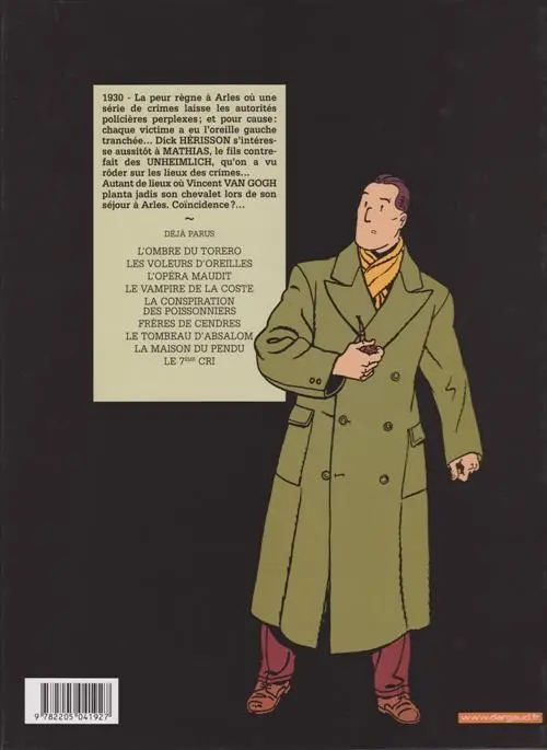 Verso de l'album Dick Hérisson Tome 2 Les voleurs d'oreilles