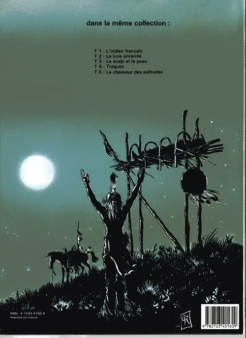 Verso de l'album L'Indien Français Tome 2 La lune enterrée