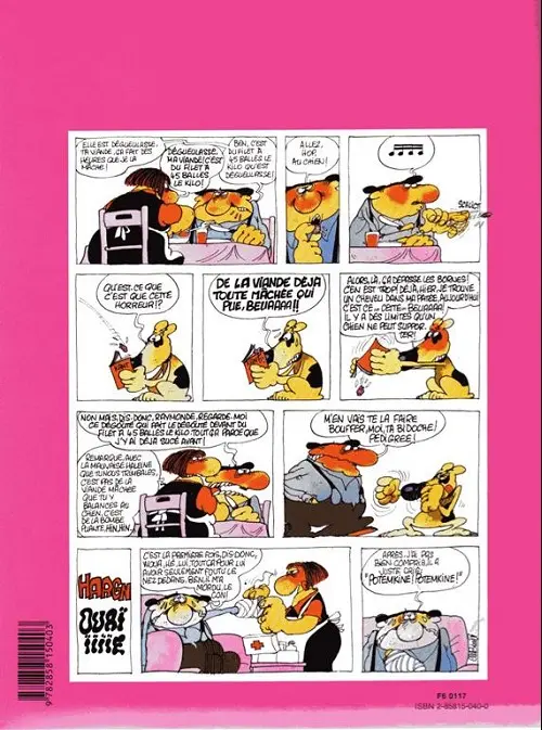 Verso de l'album Kador Tome 2