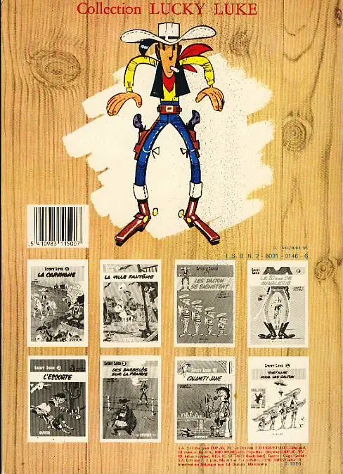 Verso de l'album Lucky Luke Tome 7 L'Elixir du Docteur Doxey
