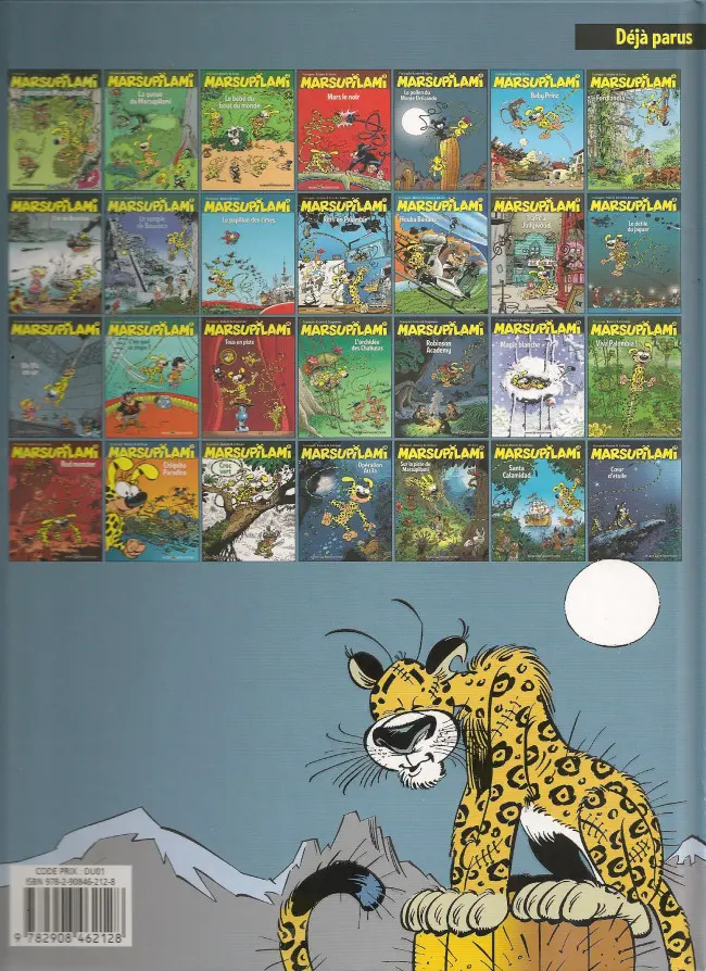 Verso de l'album Marsupilami Tome 4 Le pollen du Monte Urticando