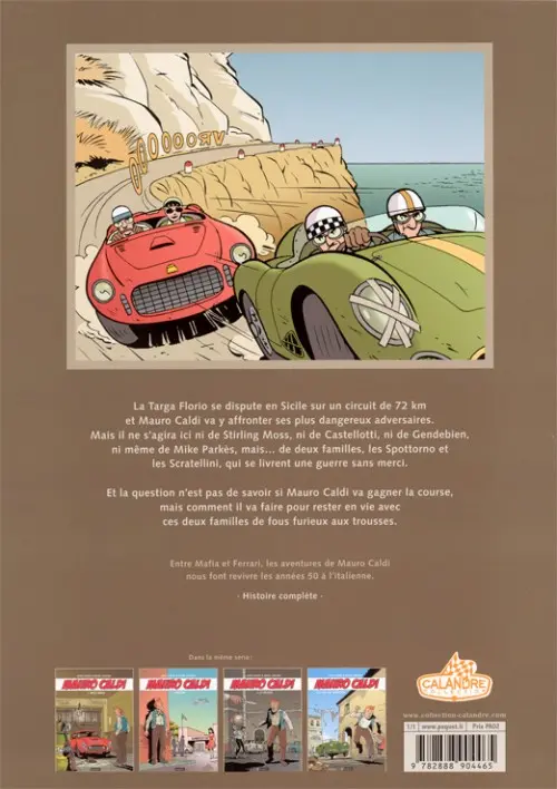 Verso de l'album Mauro Caldi Tome 5 La guerre des familles