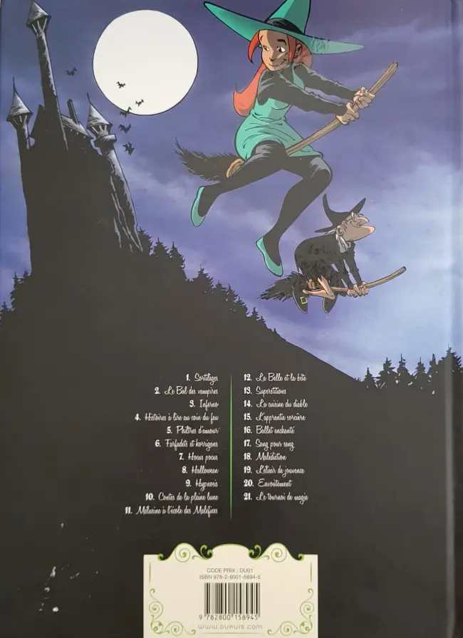 Verso de l'album Mélusine Tome 6 Farfadets et korrigans