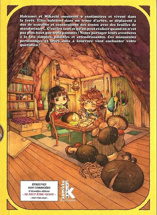 Verso de l'album Minuscule 1