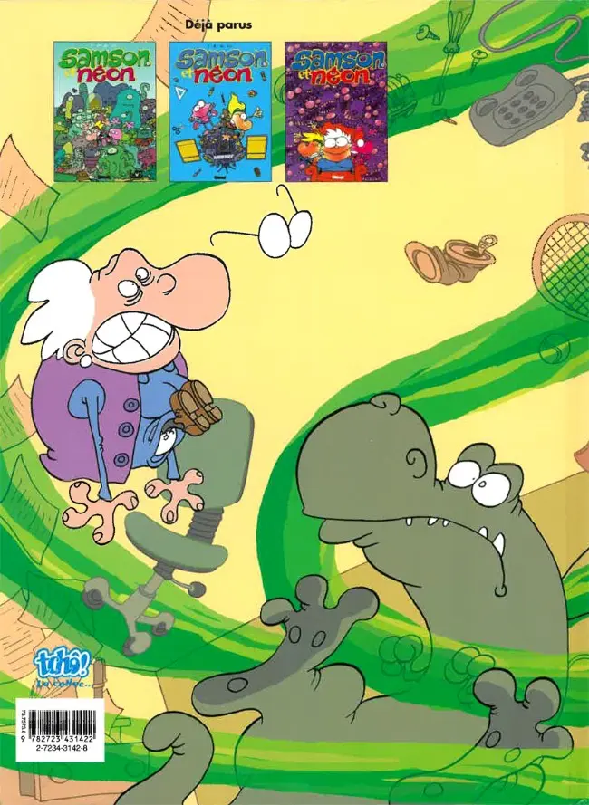 Verso de l'album Samson et Néon Tome 2 Mon copain de la Terre