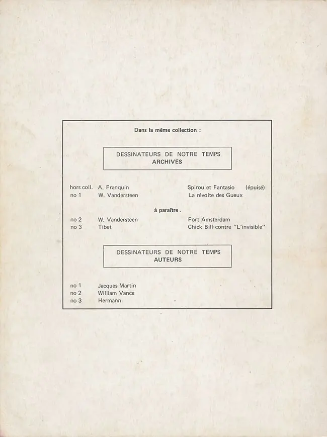Verso de l'album Les Aventures de Thyl Ulenspiegel Tome 1 La Révolte des Gueux