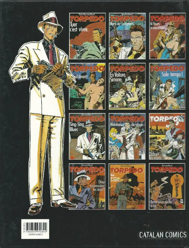 Verso de l'album Torpedo Tome 7 Sing-Sing Blues