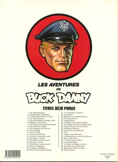 Verso de l'album Buck Danny Tome 41 Mission 'Apocalypse'