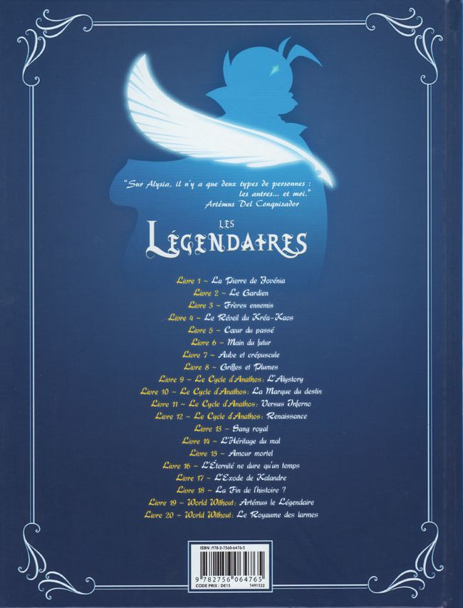 Verso de l'album Les Légendaires Tome 20 World Without : Le Royaume des Larmes
