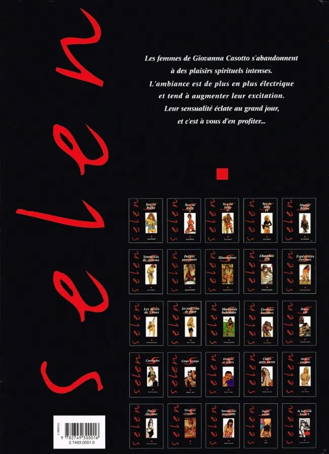 Verso de l'album Selen présente... Tome 26 Pornostars