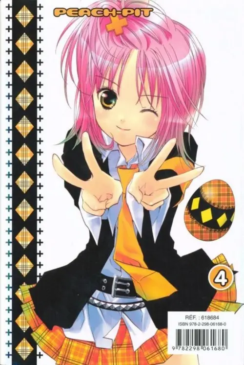Verso de l'album Shugo Chara ! Tomes 3 et 4