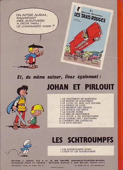 Verso de l'album Benoît Brisefer Tome 2 Madame Adolphine